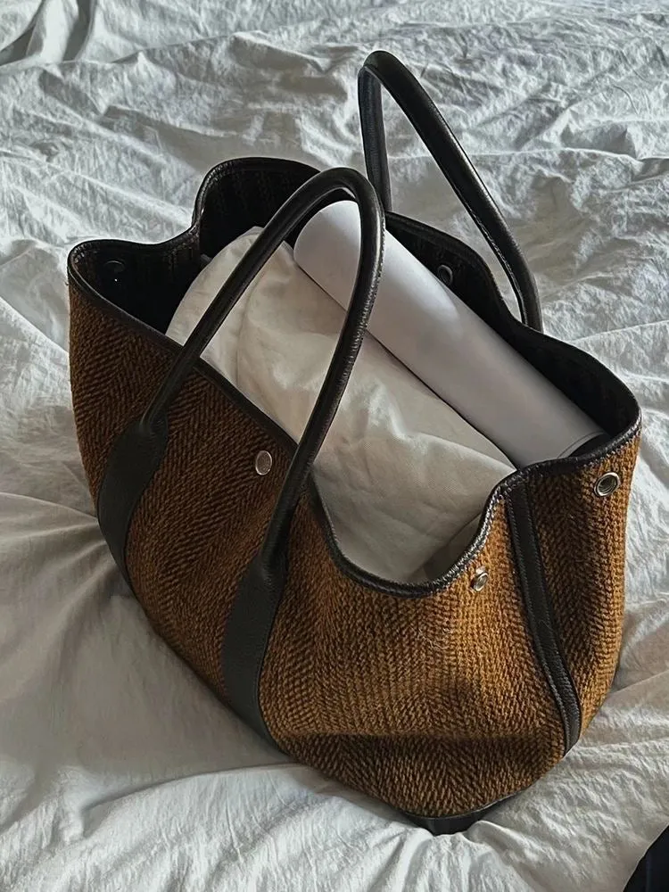 Thea Woven Tote Bag