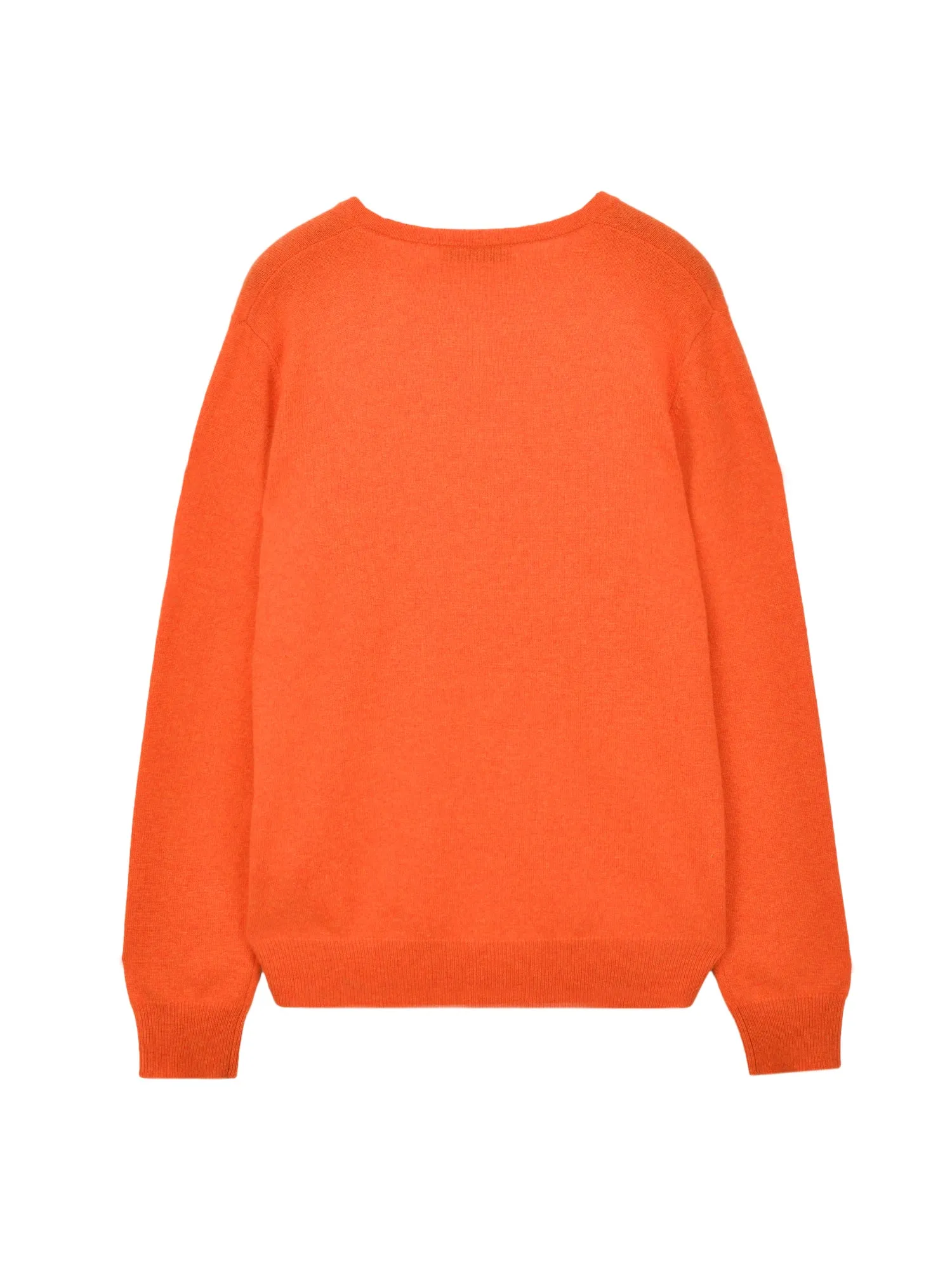 V Neck Sweater_Orange